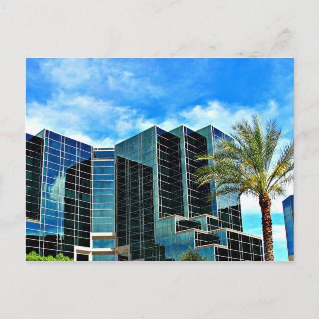 "A Blue Phoenix" Vykort (Framsida)