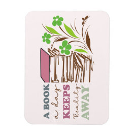 A Bok A Day Behållas Reality Away Magnet