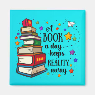 A Bok A Day Behållas Reality Magnet
