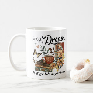 A Bok Älskare Dream Kaffemugg