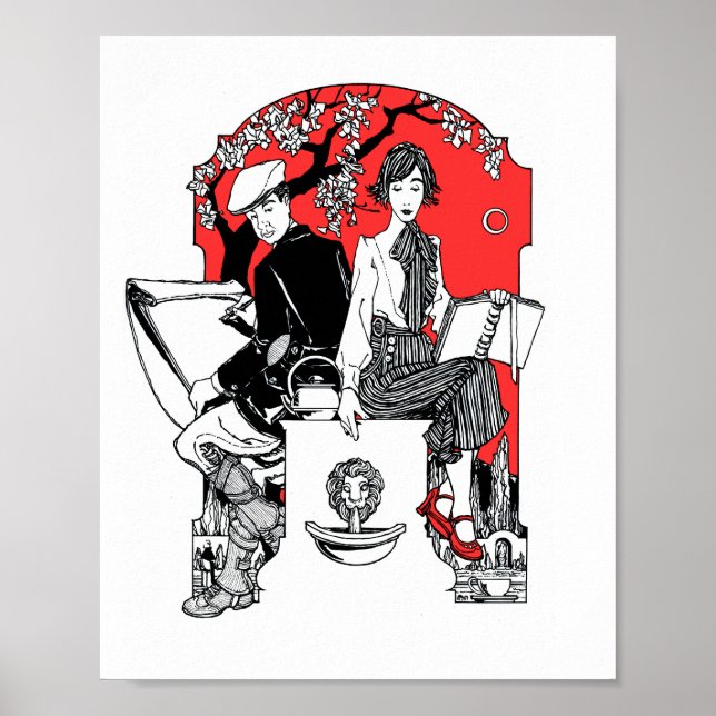 A Bok vid Dusk Poster (Framsidan)