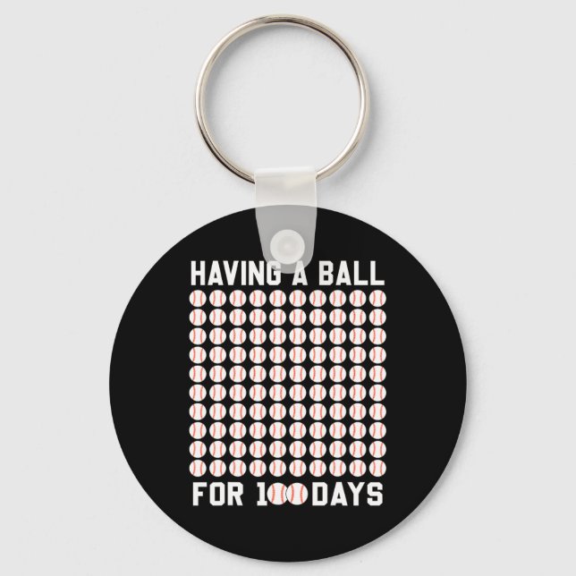 A Boll under 100 dagar baskiska 100 dagar för Gi-s Nyckelring (Framsida)