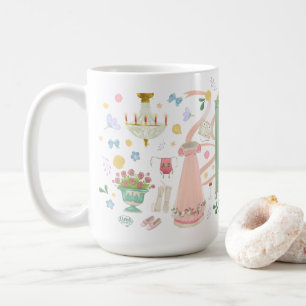 A Boll vid Krona Inn (vit 15 oz) Mugg