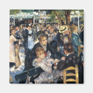 A Boll vid Moulin de la Galette - Renoir Magnet