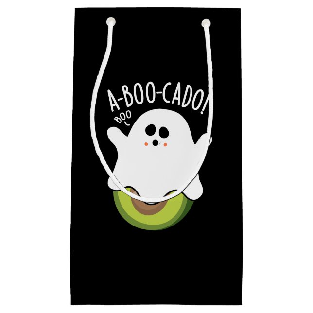 A-boo-cado Funny Avocado Pun Mörk BG (Framsidan)