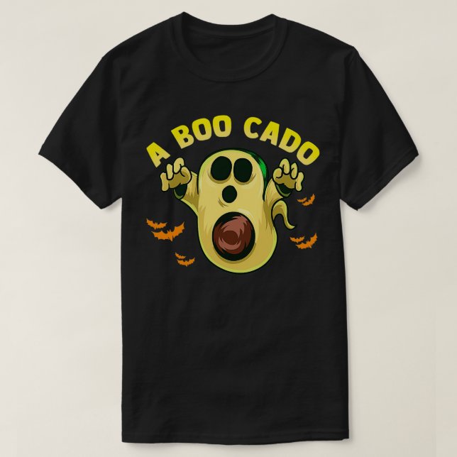 A Boo Cado Funny Ghost Avocado T Shirt (Design framsida)