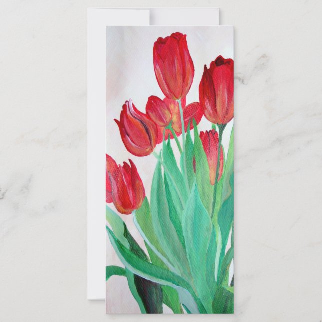 A Bouquet of Red Tulips (Framsida)