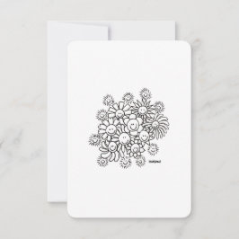 A Bouquet Smiles: Hej, Tack - Flat Card