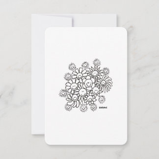 A Bouquet Smiles: Hej, Tack - Flat Card