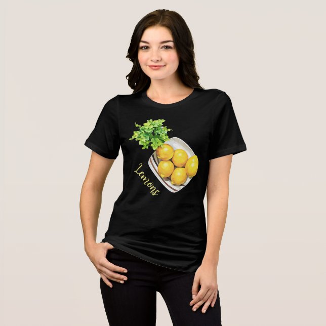 A Bowl of Lemons T Shirt (Framsida Full)