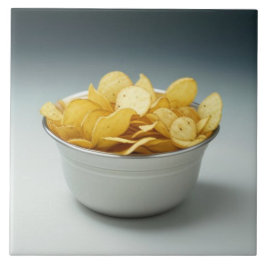 A Bowl of Potato Chip Kakelplatta