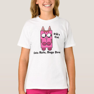 A Box Cat brand - Cats Rule, Hundar Drool Tee Shirt