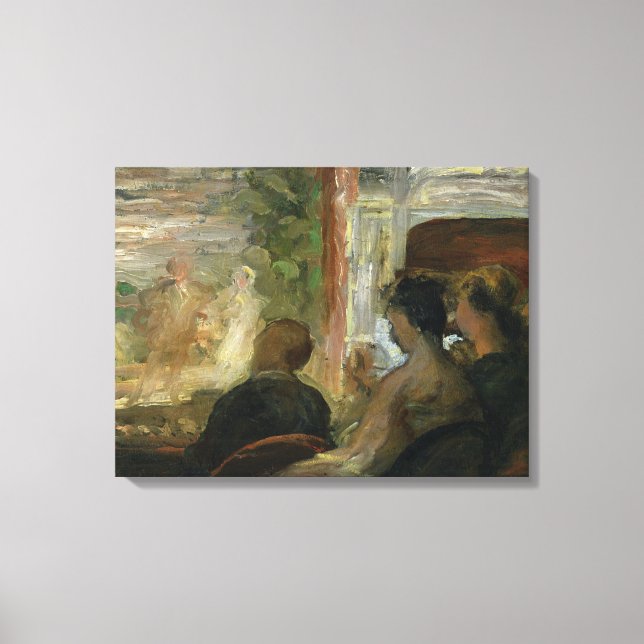 A Box vid teatern, 1865-70 Canvastryck (Framsida)