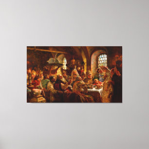 A Boyar Bröllop Feast av Konstantin Makovsky 1883 Canvastryck