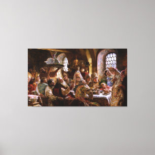 A Boyar Bröllop Feast av Konstantin Makovsky Canvastryck