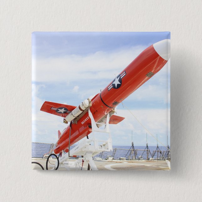 A BQM-74E Chukar drone-redo för uppskjutning Knapp (Framsida)