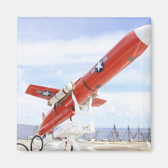 A BQM-74E Chukar drone-redo för uppskjutning Magnet (Framsidan)