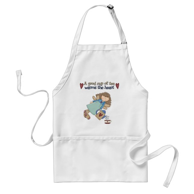 A Bra Kopp i Tea Apron Förkläde (Framsidan)