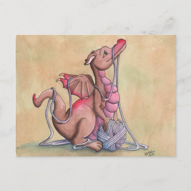 A Bra Yarn Vykort (Framsida)