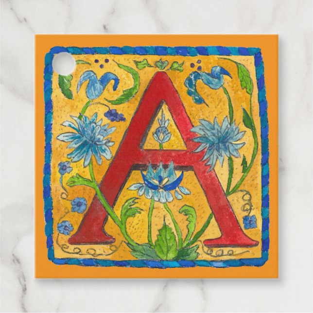 A Brev Tote Bag Gåvor Etiketter (Framsida)