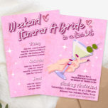 A Bride in Tini Bit Bachelorette Helg Itinerary Inbjudningar<br><div class="desc">Sitt, fira och säg jublande till den blivande bruden! 🍸 Går med oss för "Bride in a Tini Bit" Martini Bachelorette Helg, en soirée fylld med skratt, kärlek och naturligtvis martinis. Ta med gnistran och skaka resan till "Jag gör" med fantastiska vänner och oförglömliga stunder. Nu tillgängliga inbjudningar - gå...</div>