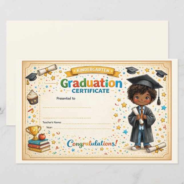 A Bright Keepsake for Life’s First Big Step (Fram/baksida)