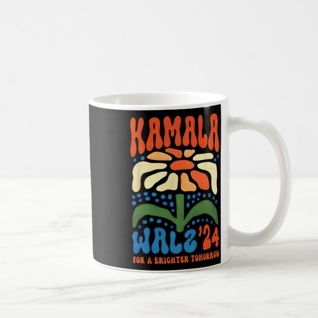 A Brighter Imorgon Boho Aesthetic Kamala Waltz 20 Kaffemugg (Höger)