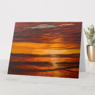 A Brillant Orange Sunset, av Gary Poling Kort