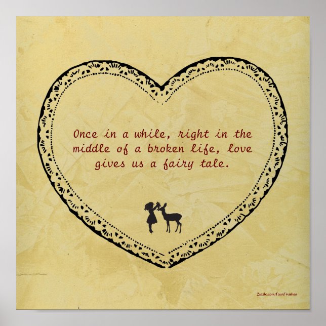 A Broken Life Fairy Tale Poster (Framsidan)