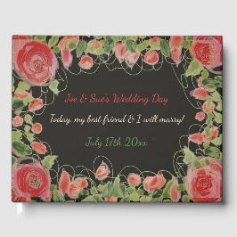 A Bröllop Guest Bok Victorian Styling