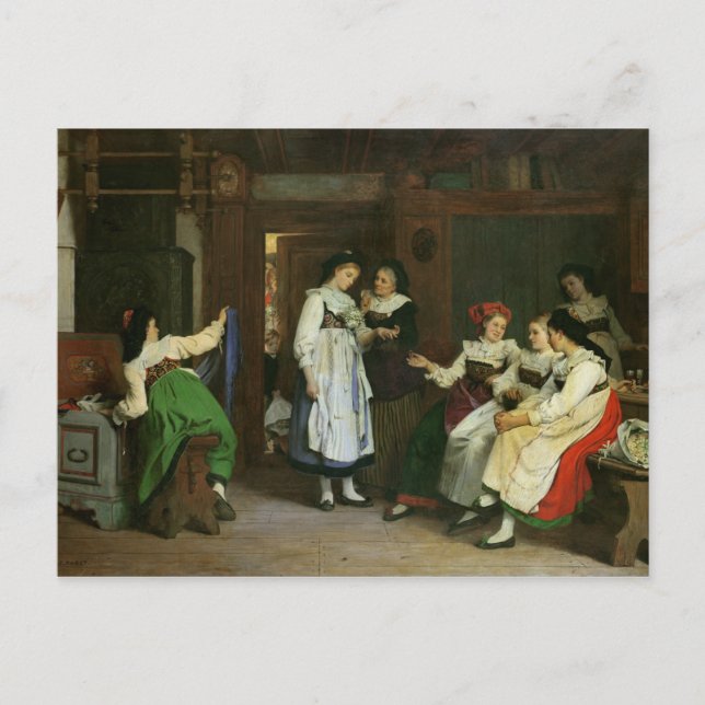 A Bröllop i Nedre Alsace Vykort (Framsida)