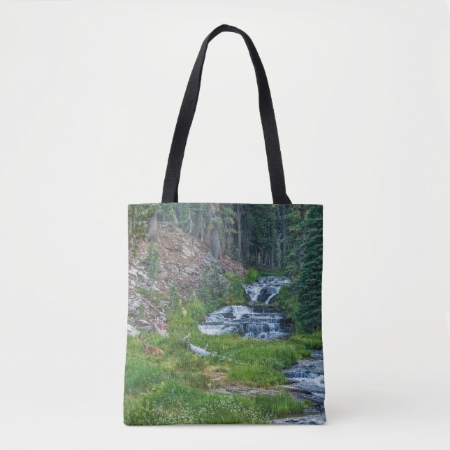 A Buck Rests vid Cascading River Tygkasse (Framsida)