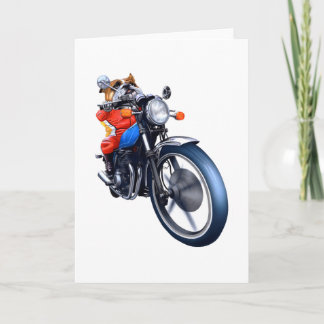 A BULLDOG RIDING BIKE KORT