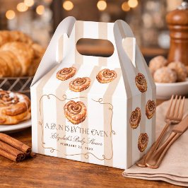 A Bun in the Oven Cinnamon Roll Theme Baby Shower Presentaskar