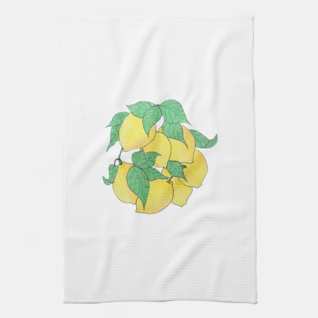 A bunch of Lemons Kitchen Towel Kökshandduk (Vertikal)