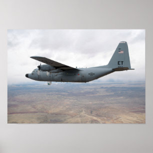 A.C. - 130 Hercules soars till och med himmlen Poster
