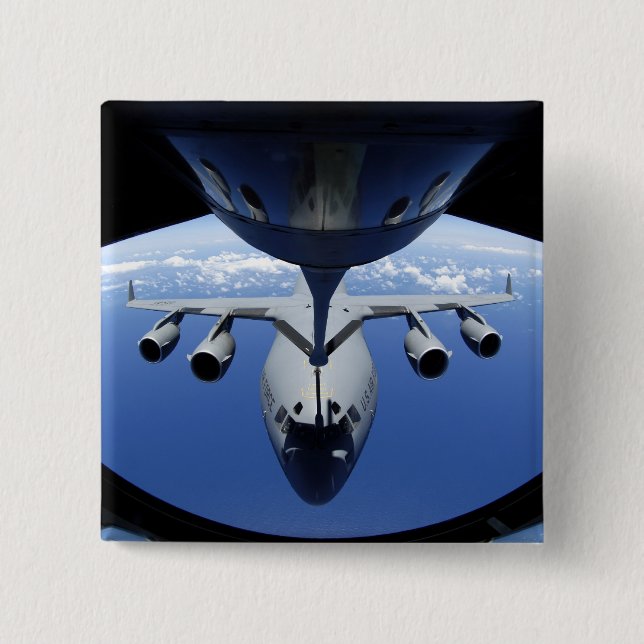 A C-17 Globemaster III får bränsle Knapp (Framsida)