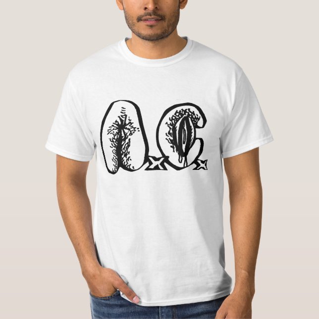 A.C. - logotypt-skjorta Tee (Framsida)