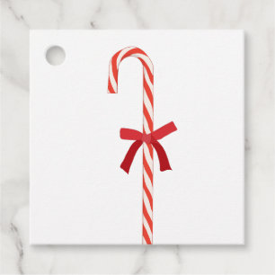 A CANDY CANE GÅVOR ETIKETTER