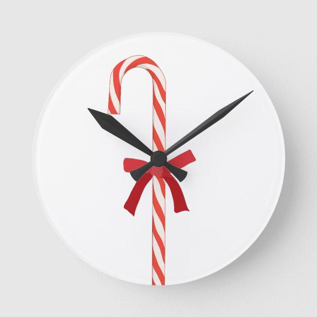 A CANDY CANE RUND KLOCKA (Framsida)