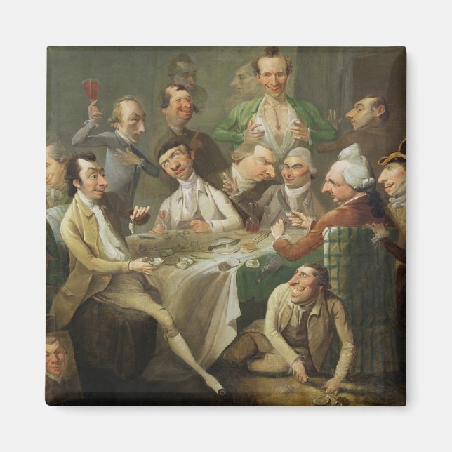 A Caricature Group, c.1776 (oil on canvas) Magnet (Framsidan)