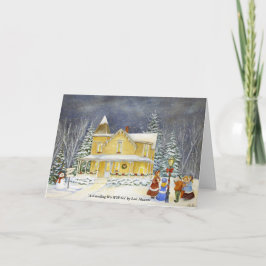 A-Caroling som vi ska går Helgkort