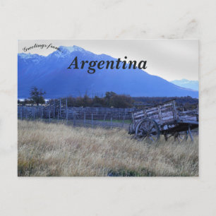 A Cart i Patagonia Argentina Vykort