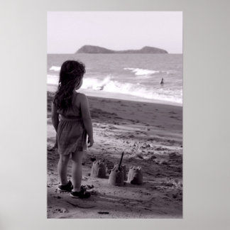 A Castle vid havet Poster