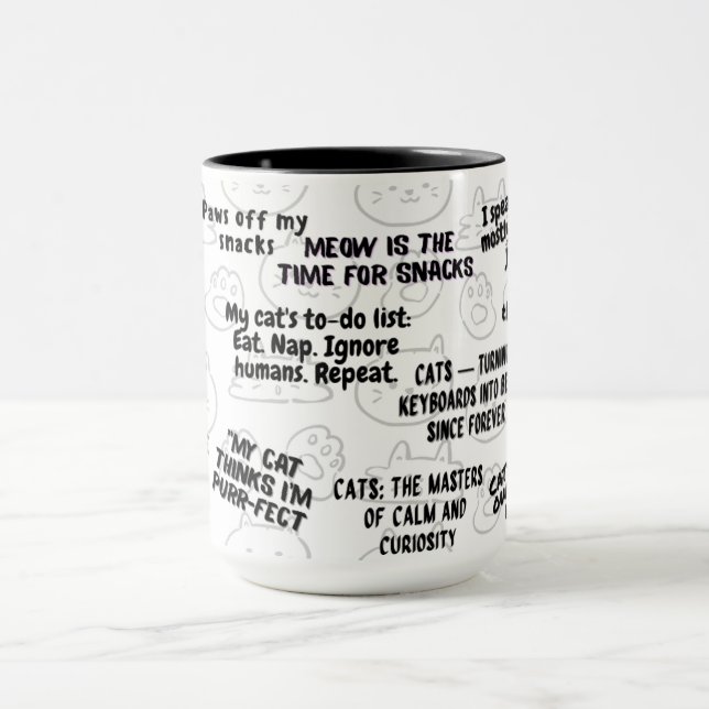 A CAT LOVERS MUGG (Center)