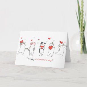 A Cats Valentine Kort