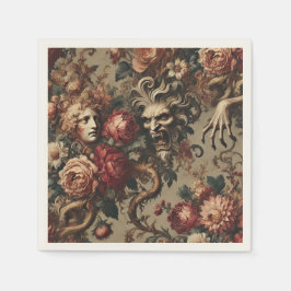 A Cautionary Flourish - Gothic Victorian Pappersservett