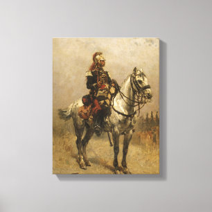 A Cavalryman Canvastryck