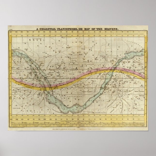 A Celestial Planisphere Poster (Framsidan)