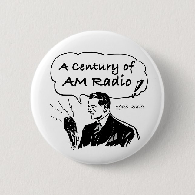 A Century of AM Radio Broadcasting Knapp (Framsida)